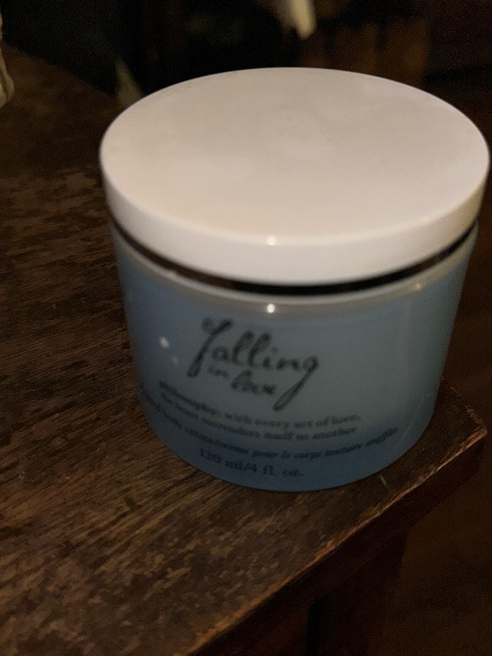 Philosophy Falling in Love Hydrating Body Cream - Light Blue with White Lid